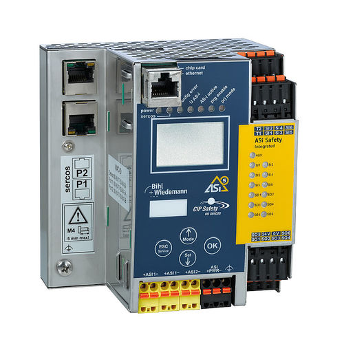 Pasarela de comunicación - BWU3860 - Bihl+Wiedemann GmbH - Ethernet / ASi / IP20
