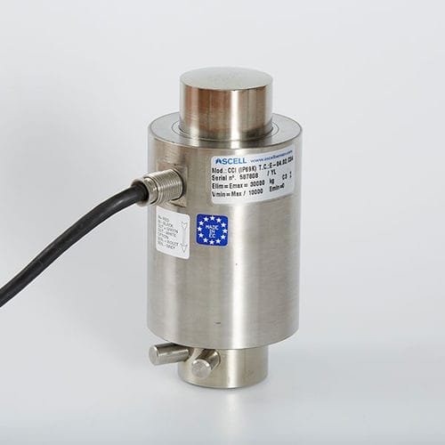 Célula de carga de compresión - CCI-K - Ascell Sensor,S.L. - en línea / de galga extensométrica / para silo