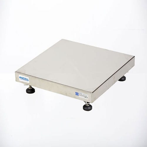 Balanza de plataforma - MI series - Ascell Sensor,S.L. - kilogramo / con indicador separado / de acero inoxidable
