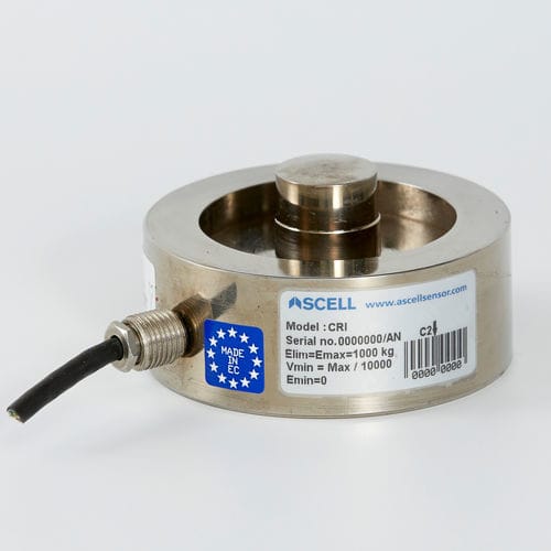 Célula de carga de compresión - CRI C3 - Ascell Sensor,S.L. - de tipo botón / para tolva / para silo