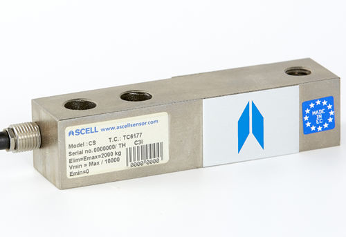 Célula de carga de cizallamiento - CS  - Ascell Sensor,S.L. - tipo viga / de galga extensométrica / de acero