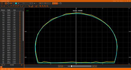 Software de CAD - TcpTUNNEL CAD - Aplitop - de topografía / de alineación / 3D