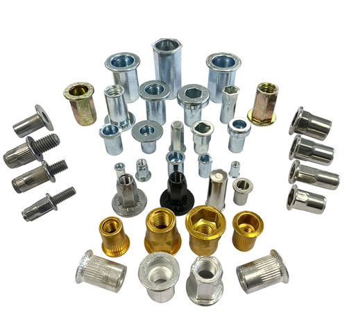 Tuerca remachable - Pirped International - de acero inoxidable / de latón / de aluminio