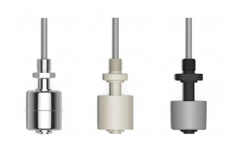 Interruptor de nivel de flotador - Reed Electronics AG - para líquidos / de acero inoxidable / en miniatura