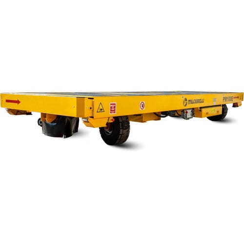 Transportador autopropulsado alimentado por batería - PM100E - Italcarrelli - de 2 ejes / bidireccional / de interior