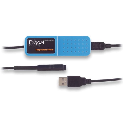 Sensor de temperatura de capa fina - TMP125 - Dracal Technologies Inc. - digital / USB / para ingienería de pruebas y de procesos