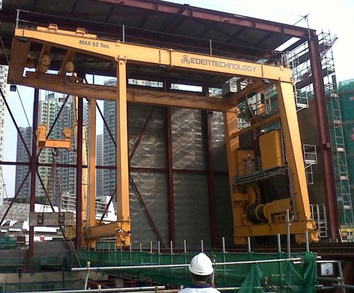 Pórtico deslizante - Eden Tech Srl - para el metro / para obras de infraestructura / para el cavado de tuneles