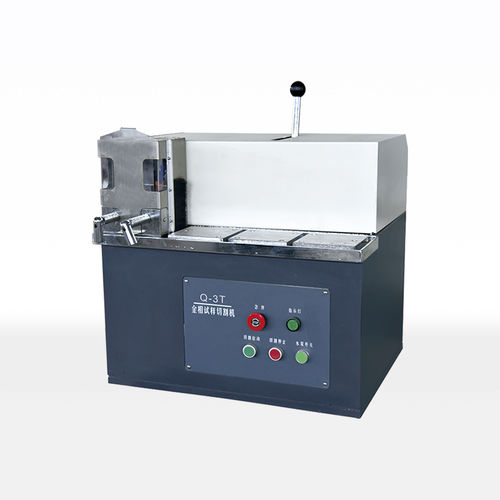 Máquina de corte de hoja rotativa - Q-3T  - Laizhou Lailuote Test Instrument Co., Ltd. - para metal / de tubos / de muestras