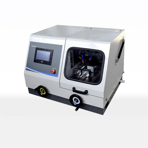Máquina de corte de hoja rotativa - Q-80Z - Laizhou Lailuote Test Instrument Co., Ltd. - para metal / de muestras / de metalografía