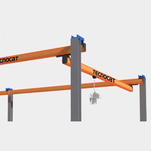 Puente grúa monorriel - PLM series - Tecnocat - para carga ligera / manual