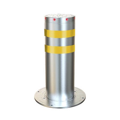 Bolardo retráctil automático - BS-SD602 - Bisen Smart Access Co., Ltd. - eléctrico / de acero inoxidable