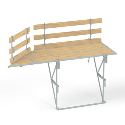 Plataforma de trabajo - 313037 - ROBUSTA-GAUKEL GmbH & Co. KG - para obra / para encofrados / con barandilla de seguridad