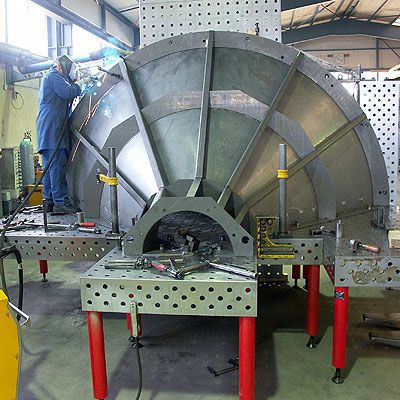 Encofrado circular - ROBUSTA-GAUKEL GmbH & Co. KG - curvo / de dos aguas / para pilares circulares