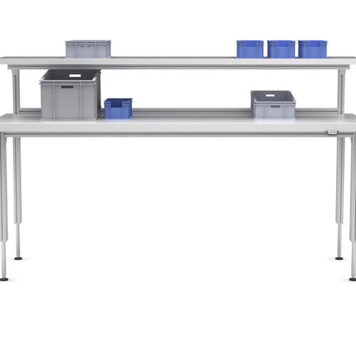 Unidad de ajuste en altura electromecánica - Movotec SMS assembly profile - Industry - SUSPA - para puestos de trabajo