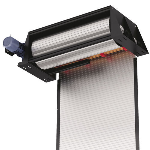 Protección enrollable para centro de mecanizado - PEI srl - vertical / sin cajón / motorizada