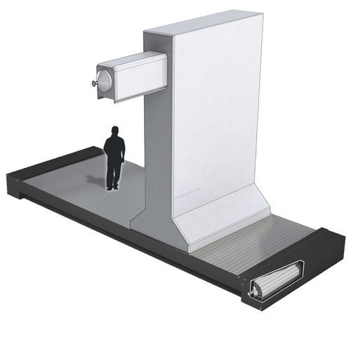 Protección enrollable para centro de mecanizado - PEI srl - horizontal / de metal