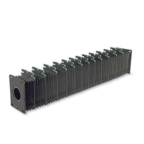 Fuelle de protección rectangular - PEI srl - acordeón de protección / para máquina / para máquina de corte láser