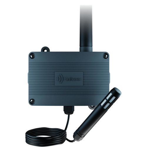 Sensor de temperatura y de humedad relativa - TX T&amp;H EXT 600-034 - Enless Wireless - instalado en conducto / LoRa / LoRaWAN