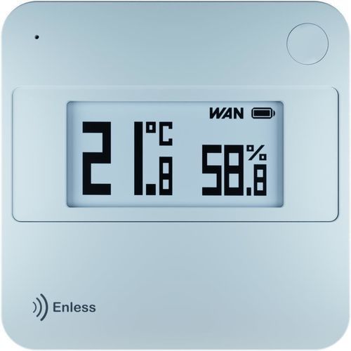 Sensor de temperatura y de humedad relativa - TX T&amp;H E-INK AMB 600-052 - Enless Wireless - de pared / LoRaWAN / LoRa