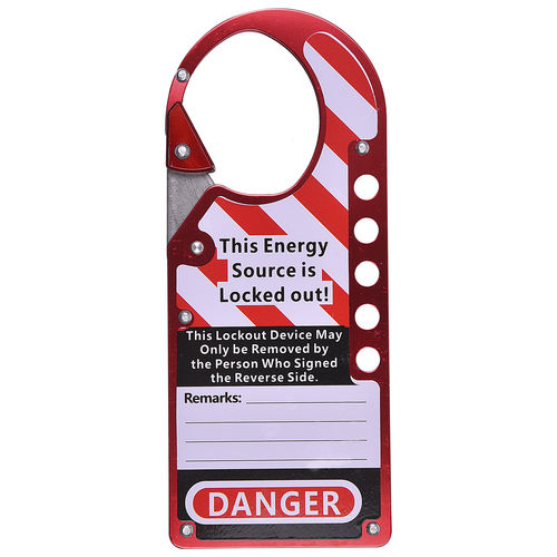 Aldaba de seguridad de seguridad - LM-ALU-SH-5H - Loto Master Inc. - de acero inoxidable