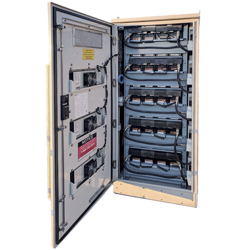 Armario eléctrico de suelo - CUBE BBU SERIES - Charles Industries - de exterior / con puerta