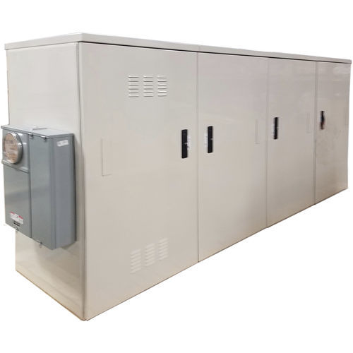 Armario eléctrico de suelo - CUBE MODULAR SERIES - Charles Industries - de exterior / modular / con puerta