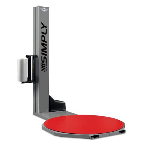 Envolvedora con plataforma giratoria - pkg - semiautomática / con freno mecánico / para palés