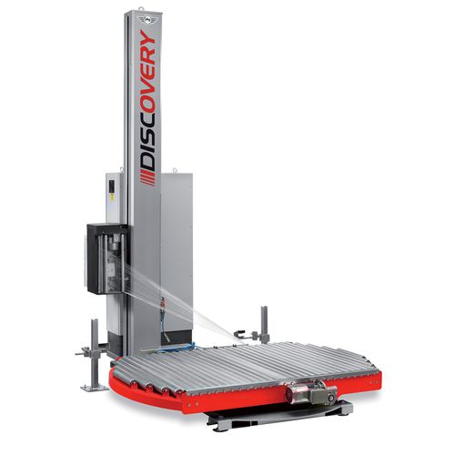 Envolvedora con plataforma giratoria - Discovery-A - pkg - automática / con freno electromagnético / para palés