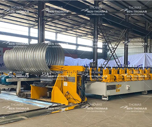 Línea de producción de perfil - Thomas Machinery Manufacturing Co. Ltd. - de tubos en espiral / automática / para obra de construcción
