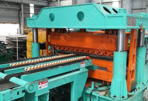 Línea de corte transversal para acero -  FOSHAN TE XIANG MACHINERY CO., LTD - para acero al carbono / de chapa / apilador