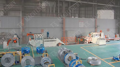 Línea de corte transversal de barras -  FOSHAN TE XIANG MACHINERY CO., LTD - para acero / para acero inoxidable / de desbastado