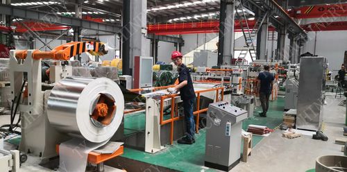 Línea de corte en bandas de banda de metal -  FOSHAN TE XIANG MACHINERY CO., LTD