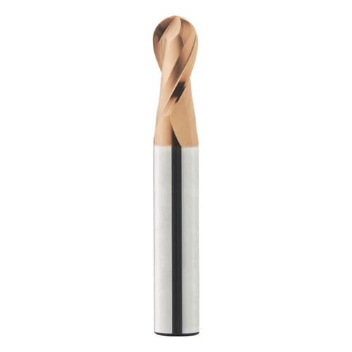 Fresa frontal hemisférica - Eco-Line - KSKF Z2 Series - Karcan Cutting Tools - carburo sólido / de acabado / de ángulos