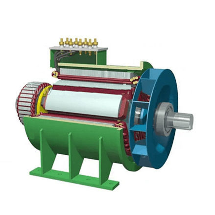 Generador síncrono - Elom Motor - AVR / de alta tensión / compacto