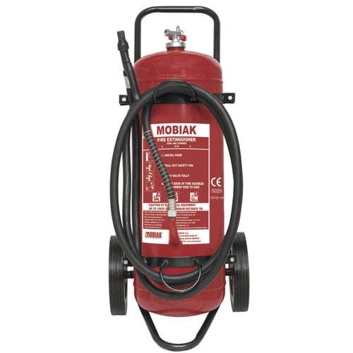 Extintor de polvo seco - MBK17-500PA-EXT-VR - MOBIAK - con ruedas