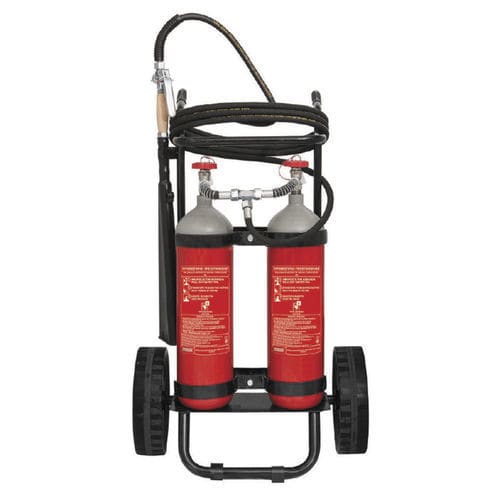 Extintor de gas (CO2) - MBK15-536-A0D - MOBIAK - con ruedas