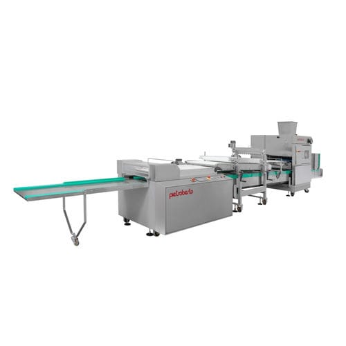 Línea de producción de panes de hamburguesas - Fast - Pietroberto - de perritos calientes / automática / de 4 vías