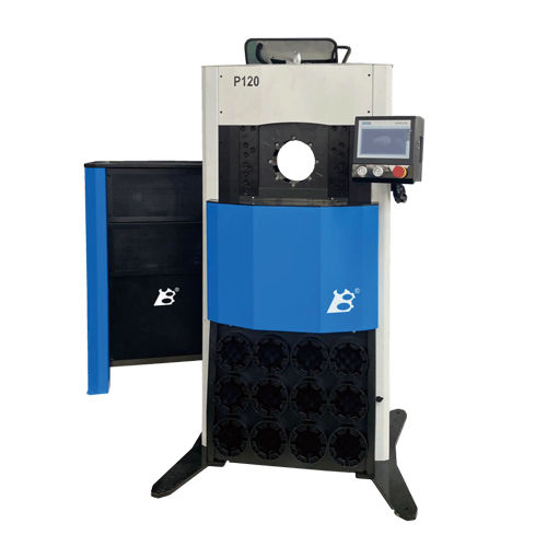Engastadora de tubos flexibles - YB-P120 - Guangzhou YuBen Hydraulic Technology Co., Ltd. - automática / con pedal / de gran capacidad