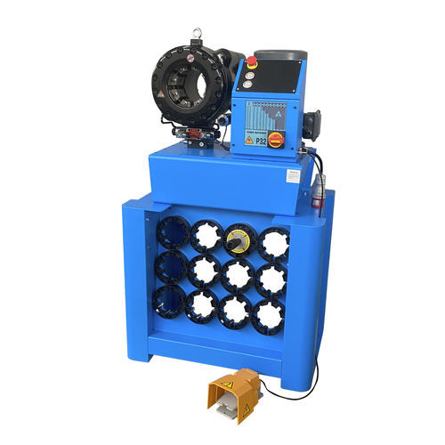 Engastadora de tubos flexibles - YB-P32 - Guangzhou YuBen Hydraulic Technology Co., Ltd. - semiautomática / con pedal / de gran capacidad