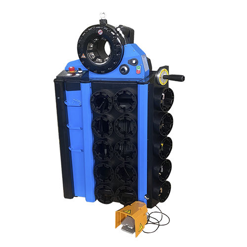 Engastadora de tubos flexibles - YB-P33 - Guangzhou YuBen Hydraulic Technology Co., Ltd. - automática / con pedal