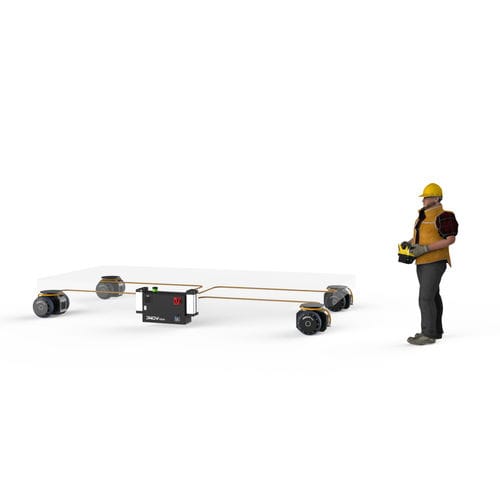 Transportador autopropulsado alimentado por batería - MDS - JNOV TECH - de 2 ejes / para grandes cargas / modular
