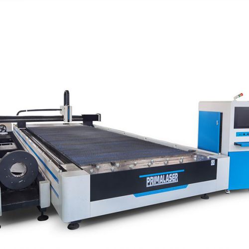 Máquina de corte láser - Prima CNC Machinery - láser de fibra / para metal / de chapa