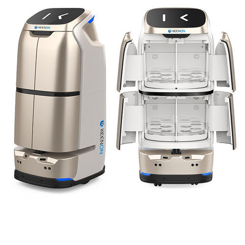 Robot de entrega para hotel - W3 - Keenon Robotics Co., Ltd. - de comida / con ruedas / autónomo