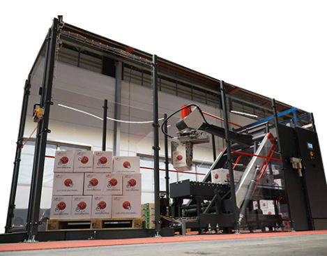 Sistema de paletización de cajas - Stack-Mate - CSi industries BV - para la industria alimentaria