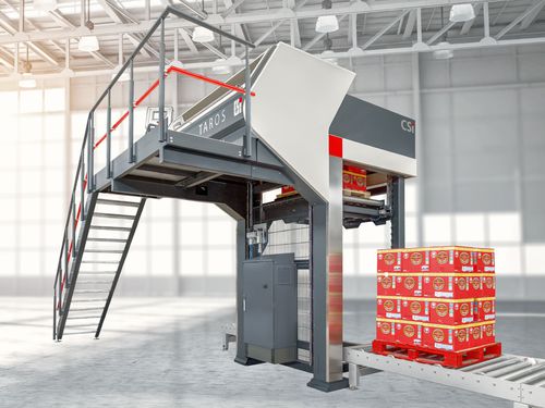 Paletizador por capas - Taros - CSi industries BV - de cajas / de bandejas / para la industria alimentaria