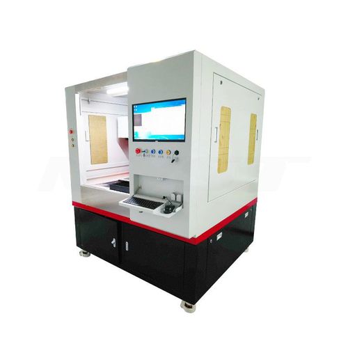 Máquina de corte láser - Jinan Lingxiu Laser Equipment Co., Ltd - para vidrio / de placas / CNC