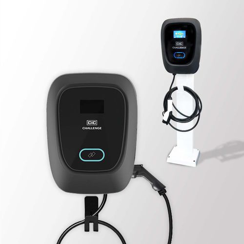 Cargador de baterías para vehículo eléctrico - AC series - CHALLENGE INDUSTRIAL CO., Ltd - de pie / digital