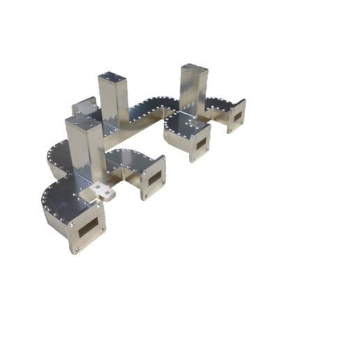 Combinador de alta potencia - CO-4-9100-9600-150-WR90 - DETI Microwave