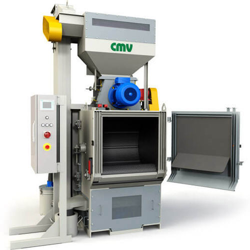 Granalladora de banda - ET - CMV - de turbina / para metal / automática