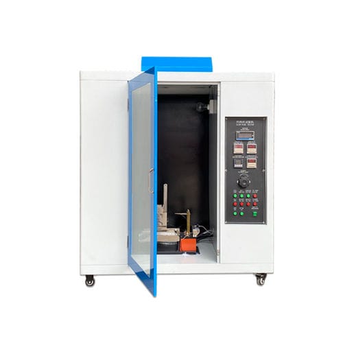 Máquina de prueba de reacción al fuego - Dongguan Hongjin Test Instrument Co.,Ltd. - controlada por PLC / de materiales / para plástico